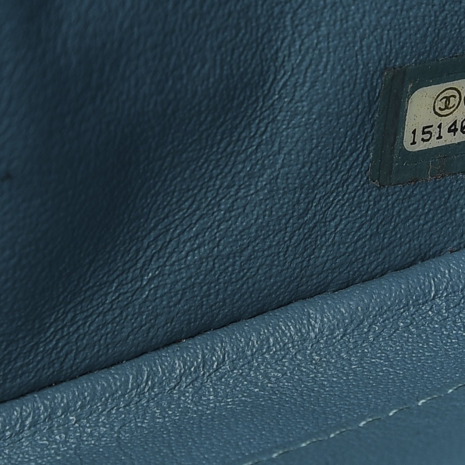 Chanel Lambskin Quilted Clutch With Chain Flap Turquoise 7 of 12