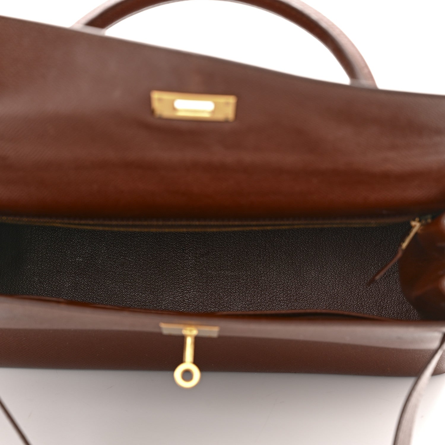 Hermes Courchevel Kelly Sellier 32 Noisette 5 of 12