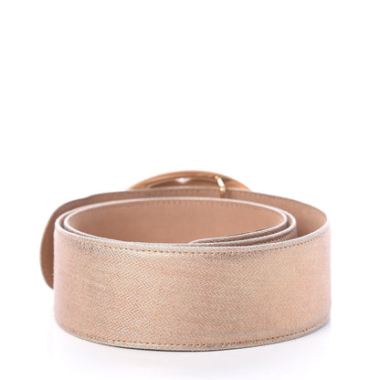 Chanel Cavas CC Belt 90 36 Beige 2 of 5