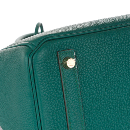 Hermes Togo Birkin 30 Malachite 20 of 23