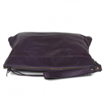Balenciaga Agneau Flat Handle Clutch Sapphire 4 of 8