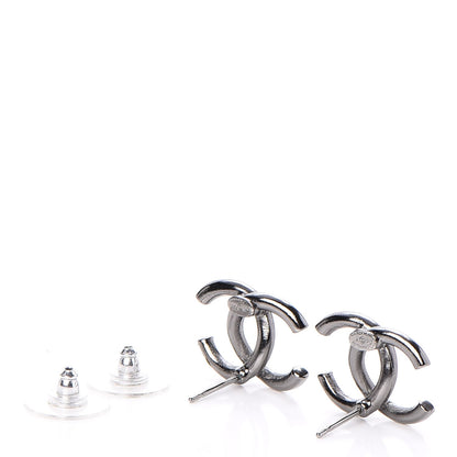 Chanel Crystal Baguette CC Earrings 3 of 5