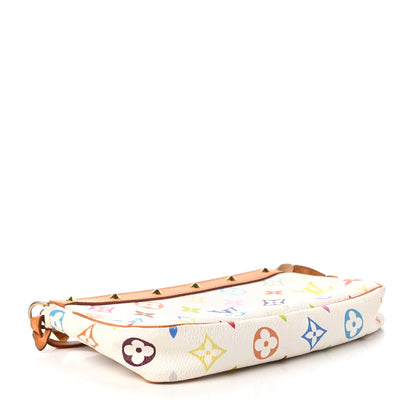 Louis Vuitton Monogram Multicolor Pochette Accessories White 4 of 11