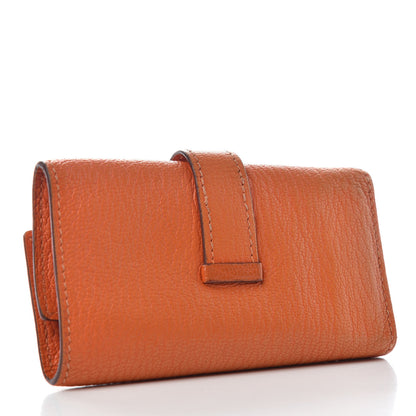 Hermes Chevre Mysore Bearn Multicles 6 Key Holder Orange 3 of 6