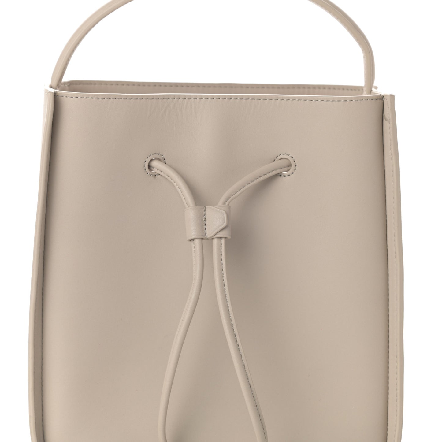 Smooth Calfskin Small Soleil Bucket Bag Feather