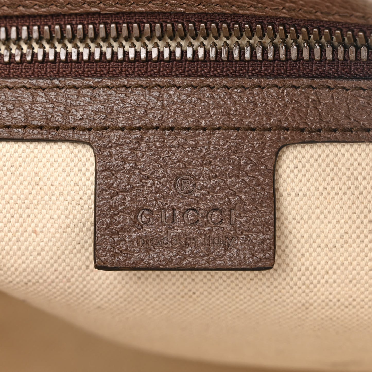 GG Supreme Monogram Web Small Ophidia Half Moon Hobo Brown