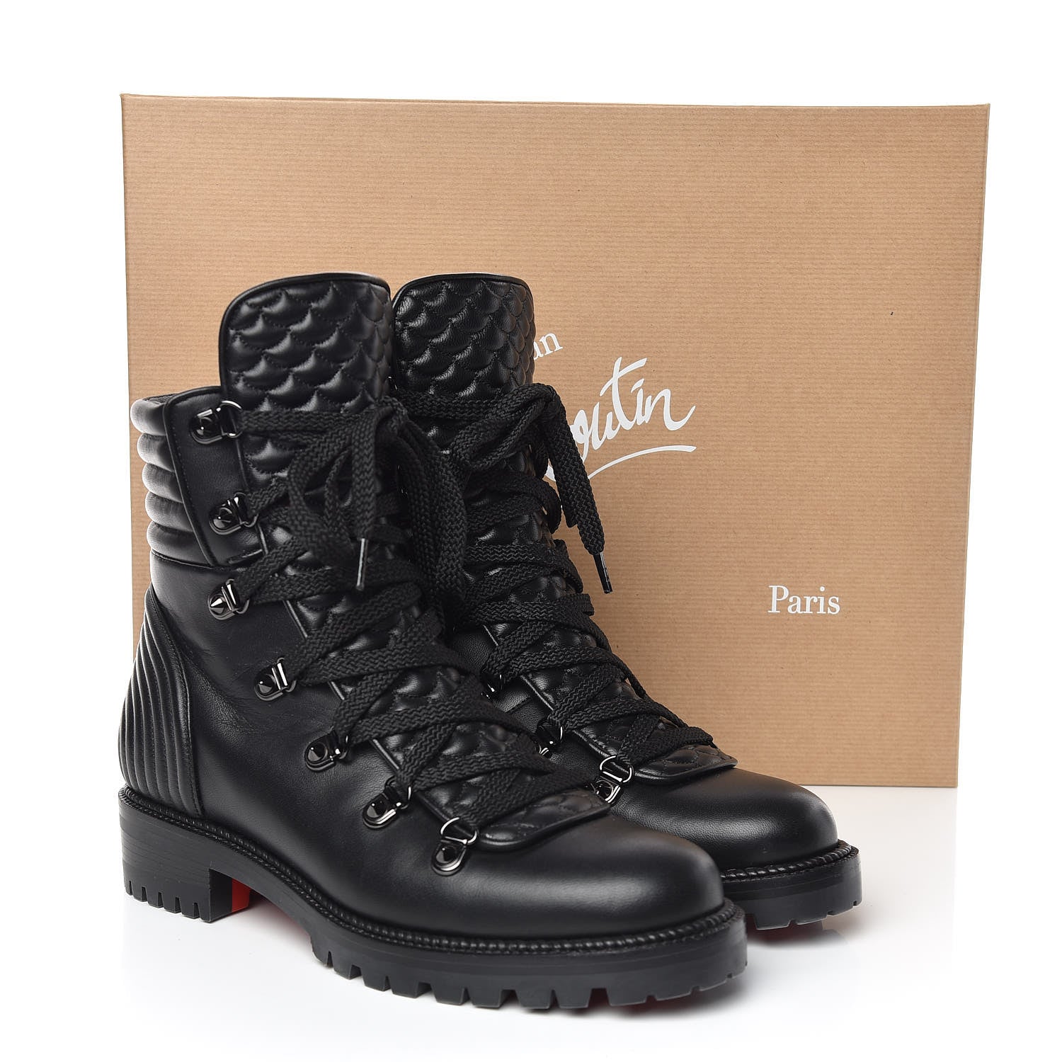 Christian Louboutin Nappa Mad Flat Boots 36 Black 8 of 8