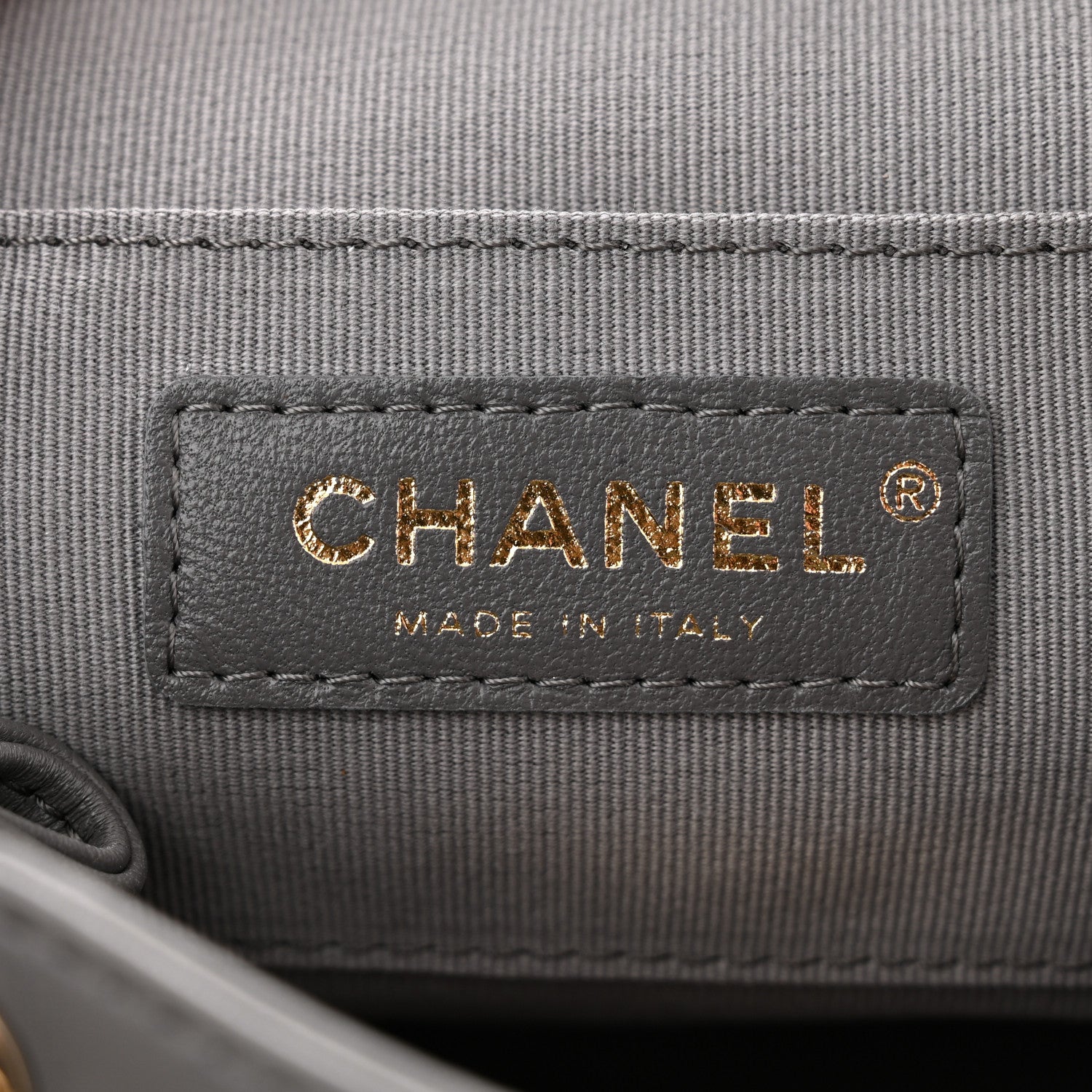 Chanel Lambskin Quilted Small Duma Drawstring Backpack Grey 6 of 11