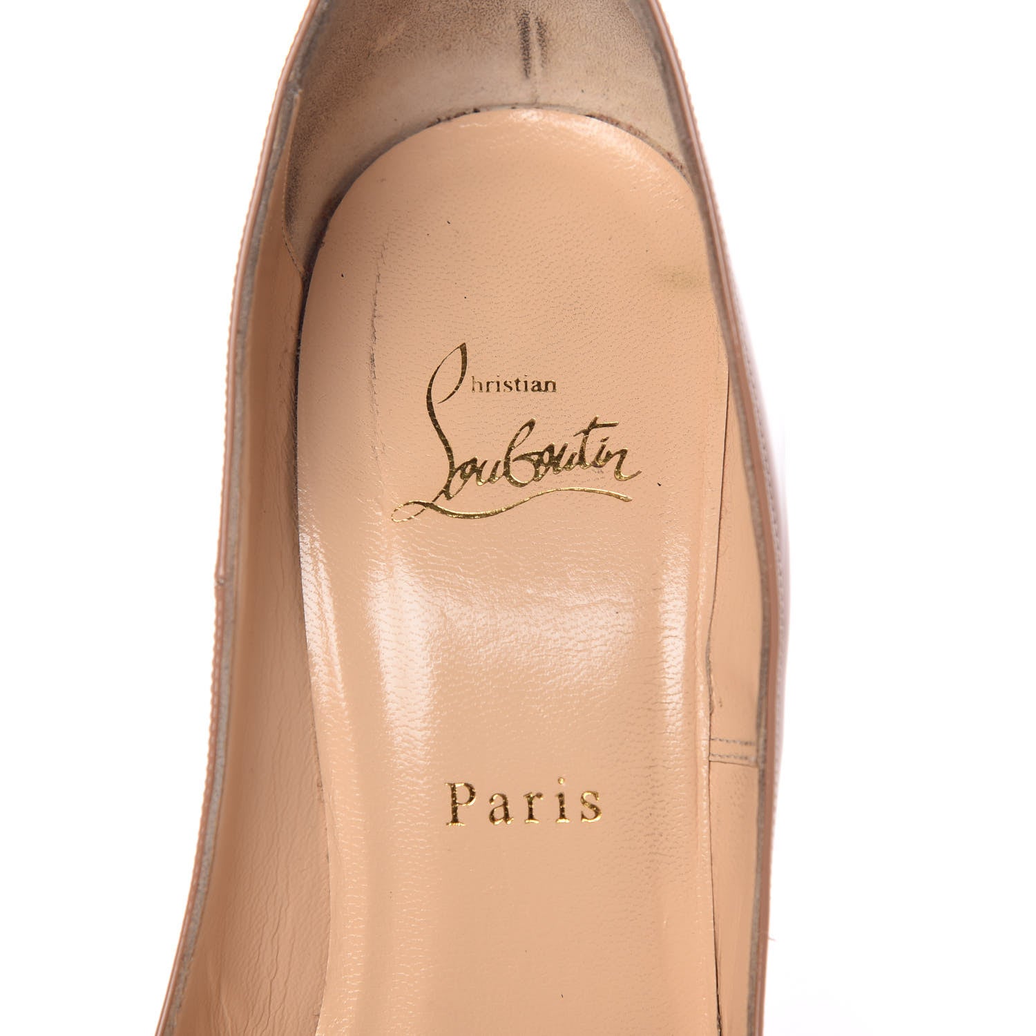 Christian Louboutin Patent So Kate 120 Pumps 40 Nude 6 of 23