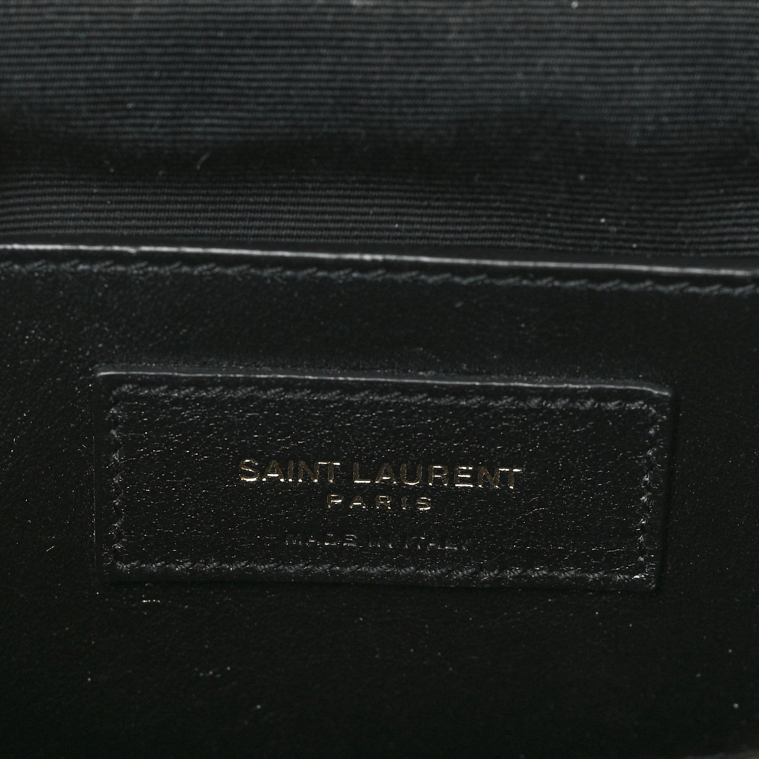 Saint Laurent Grain de Poudre Quilted 80's Vanity Bag Dark Beige 6 of 8