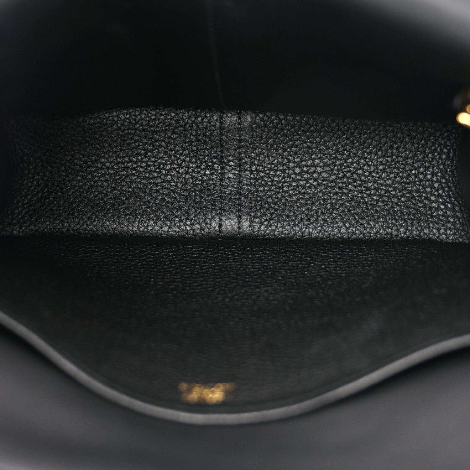 Hermes Taurillon Clemence Halzan 25 Black 7 of 11