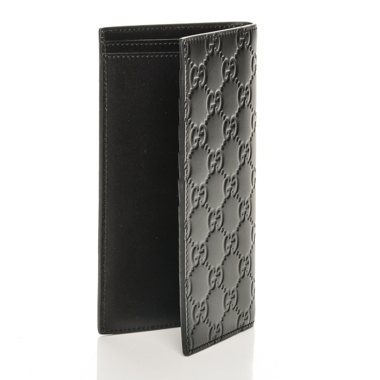Guccissima Margaux Calfskin Avel Wallet Black