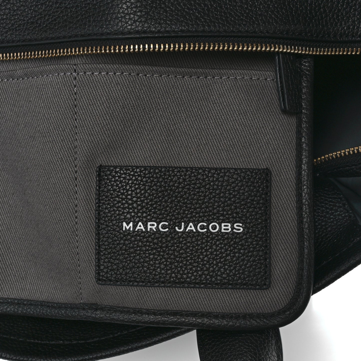 Grained Calfskin Large The Tote Bag Black