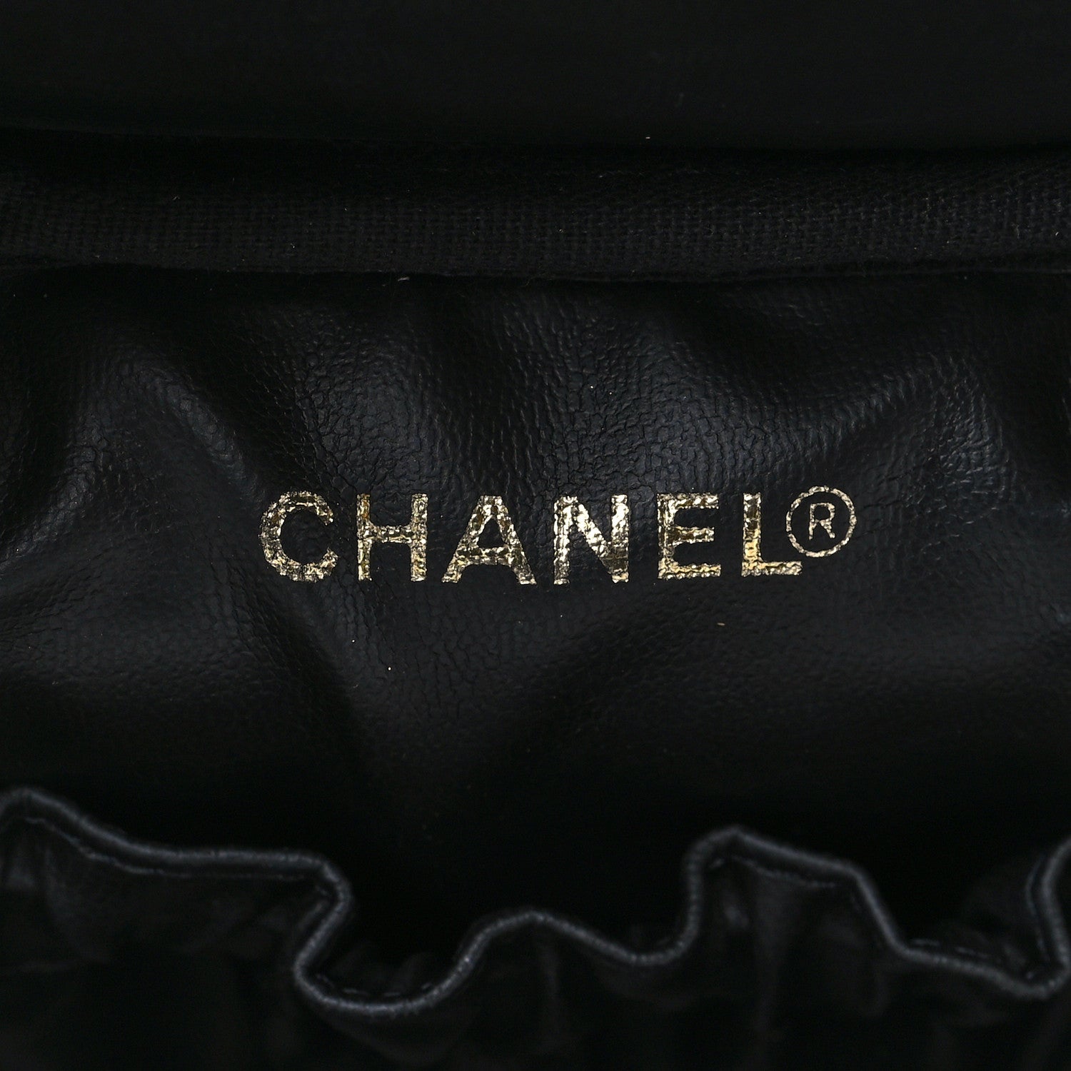 Chanel Caviar Vanity Cosmetic Case Black 7 of 10
