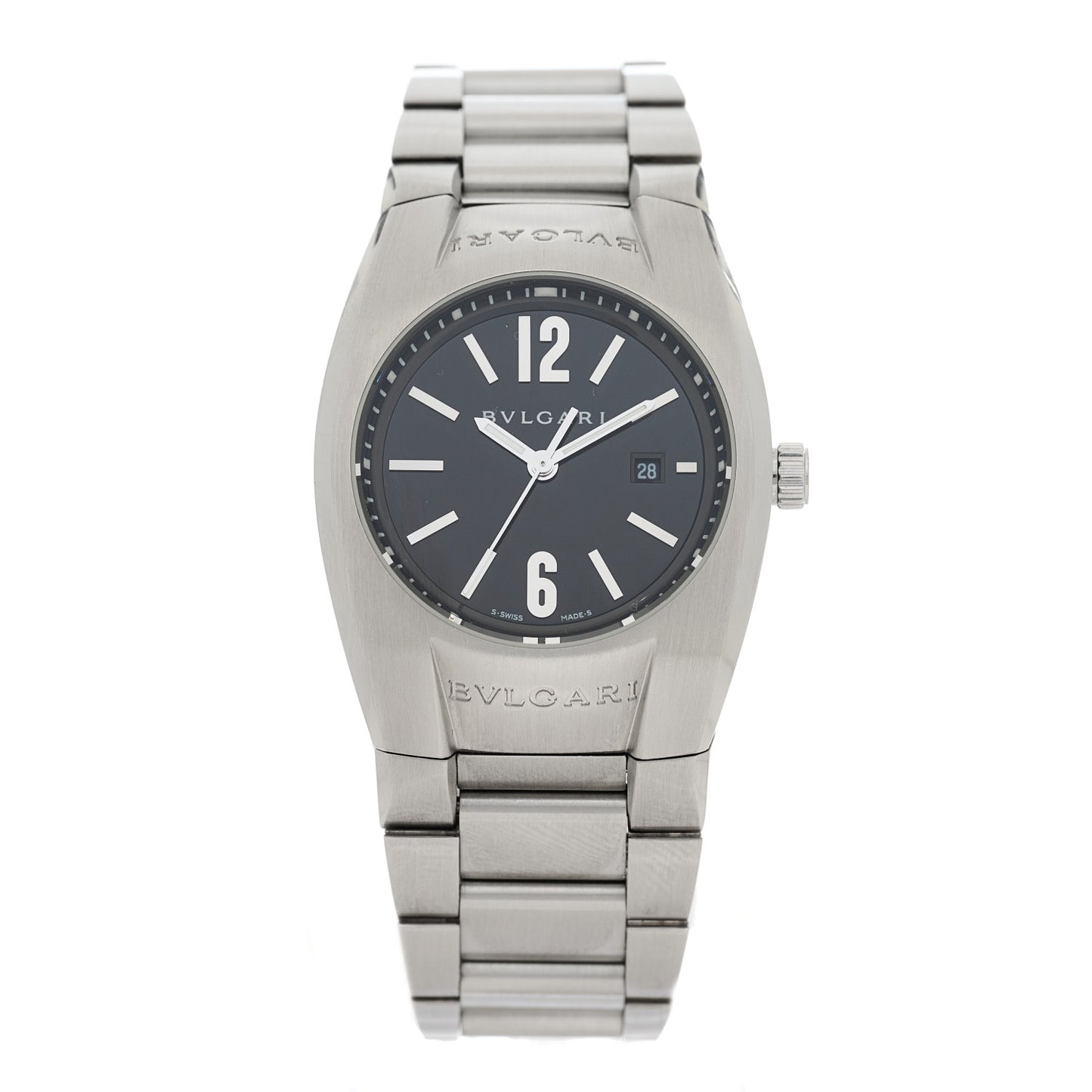 Stainless Steel 30mm Ergon Quartz Watch Black