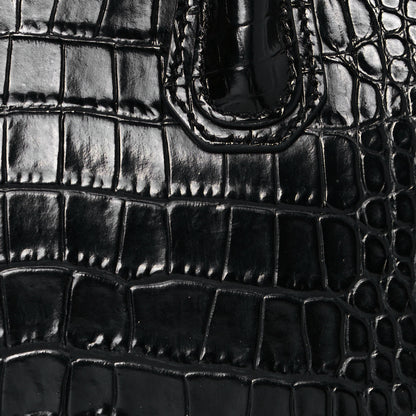 Givenchy Calfskin Crocodile Embossed Mini Antigona Black 8 of 12