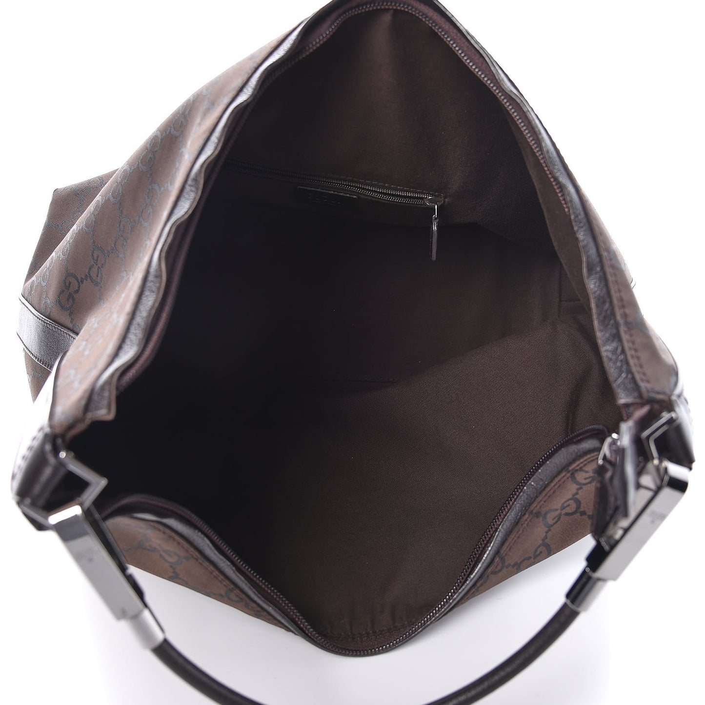 Nylon Monogram Hobo Dark Brown