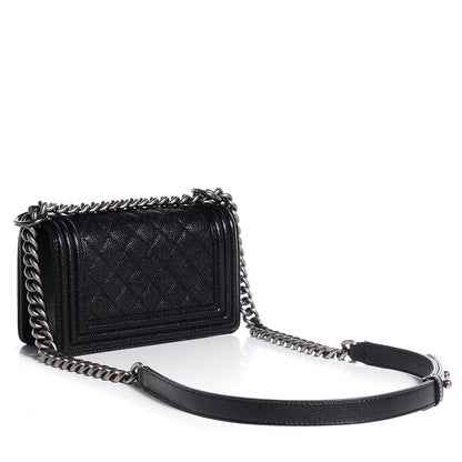 Chanel Caviar Quilted Small Boy Flap Black 3 of 8