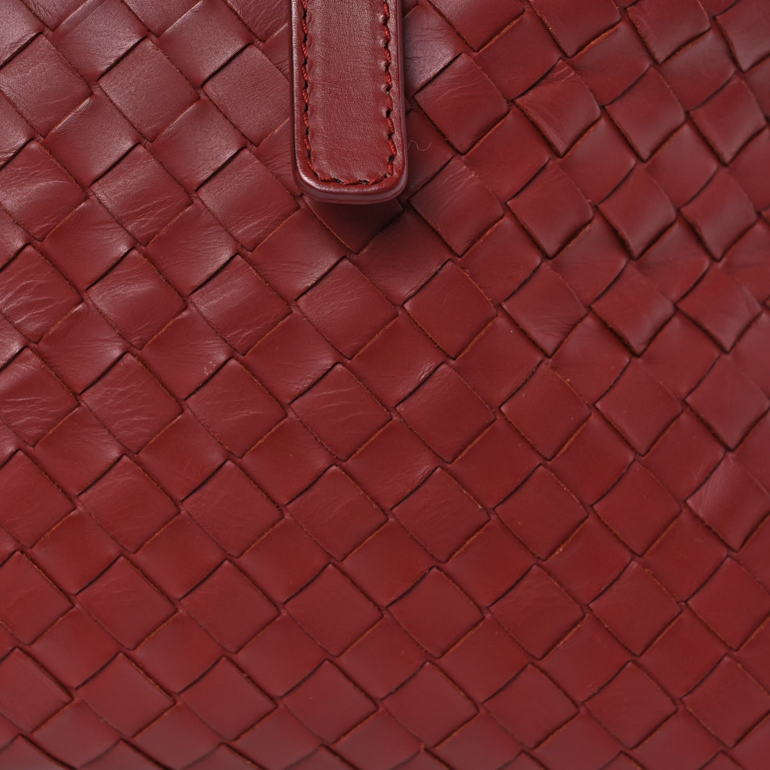 Bottega Veneta Nappa Intrecciato Small Roma Tote Red 12 of 12