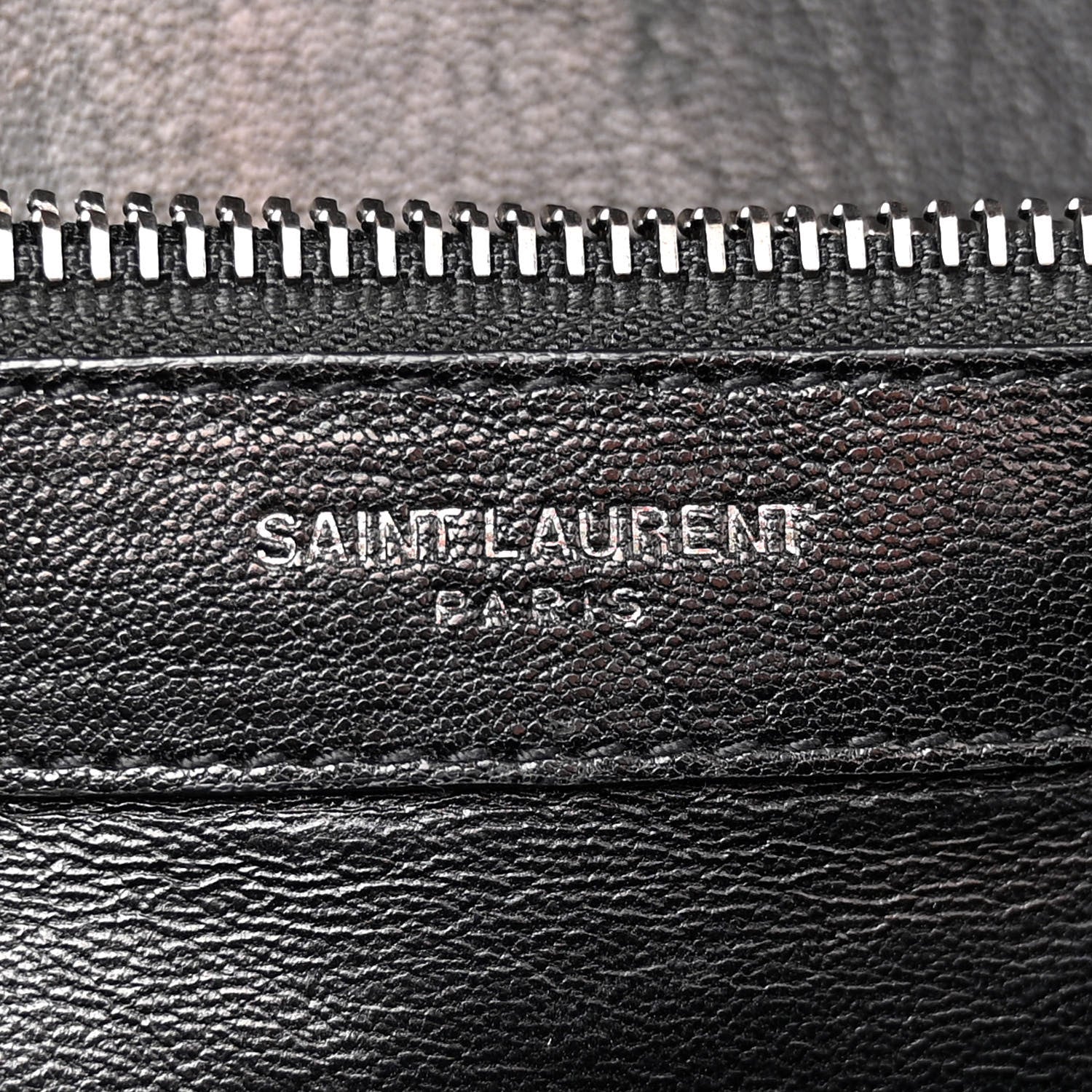 Saint Laurent Sheepskin Matelasse Chevron Monogram Large College Satchel Black 6 of 18