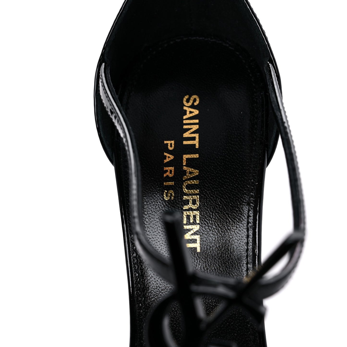 Patent Cassandra 100 Ankle Strap Sandals 38.5 Black
