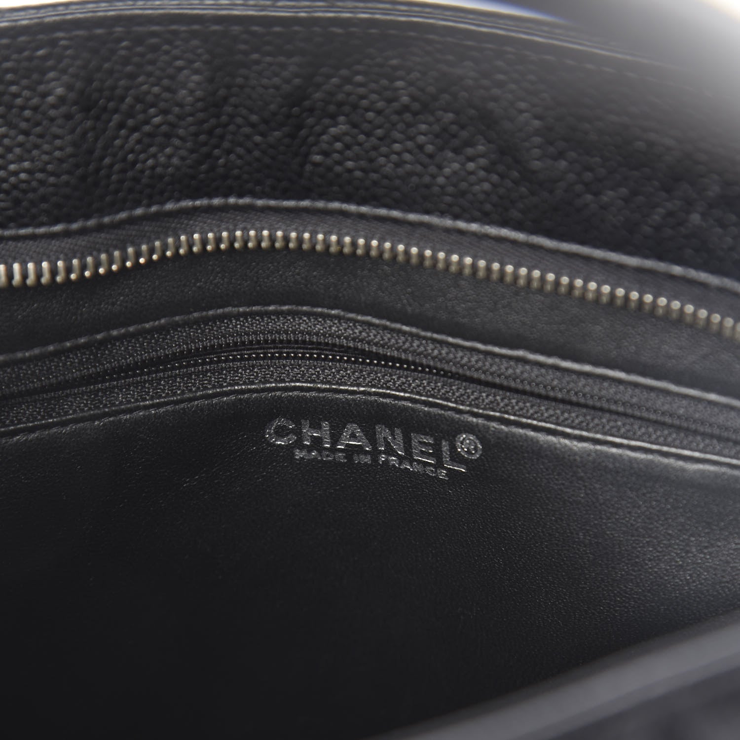 Chanel Caviar Quilted Medallion Tote Black 6 of 10