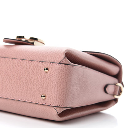 Gucci Dollar Calfskin Interlocking G Top Handle Shoulder Bag Soft Pink 7 of 10