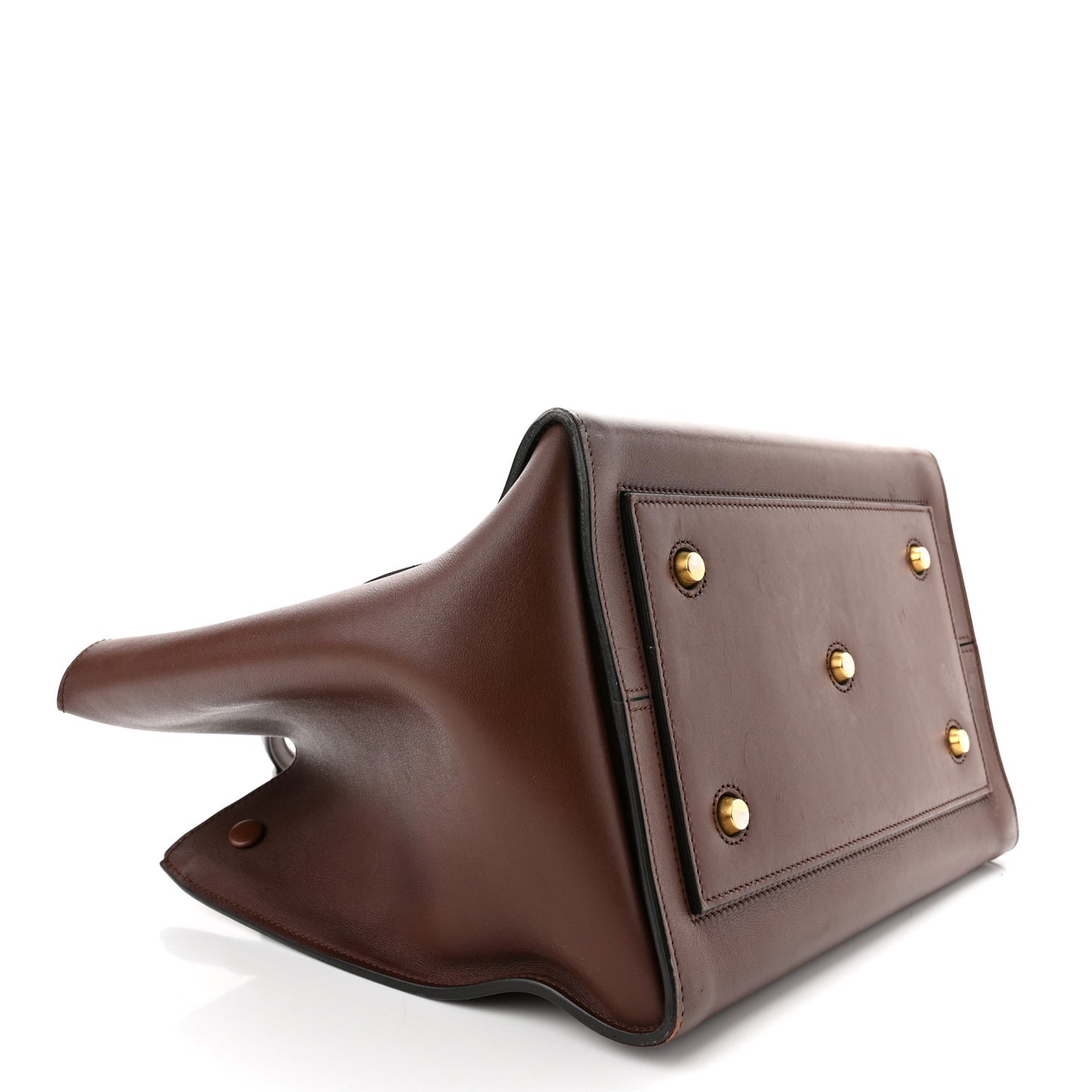 Natural Calfskin Medium Tie Knot Tote Acajou