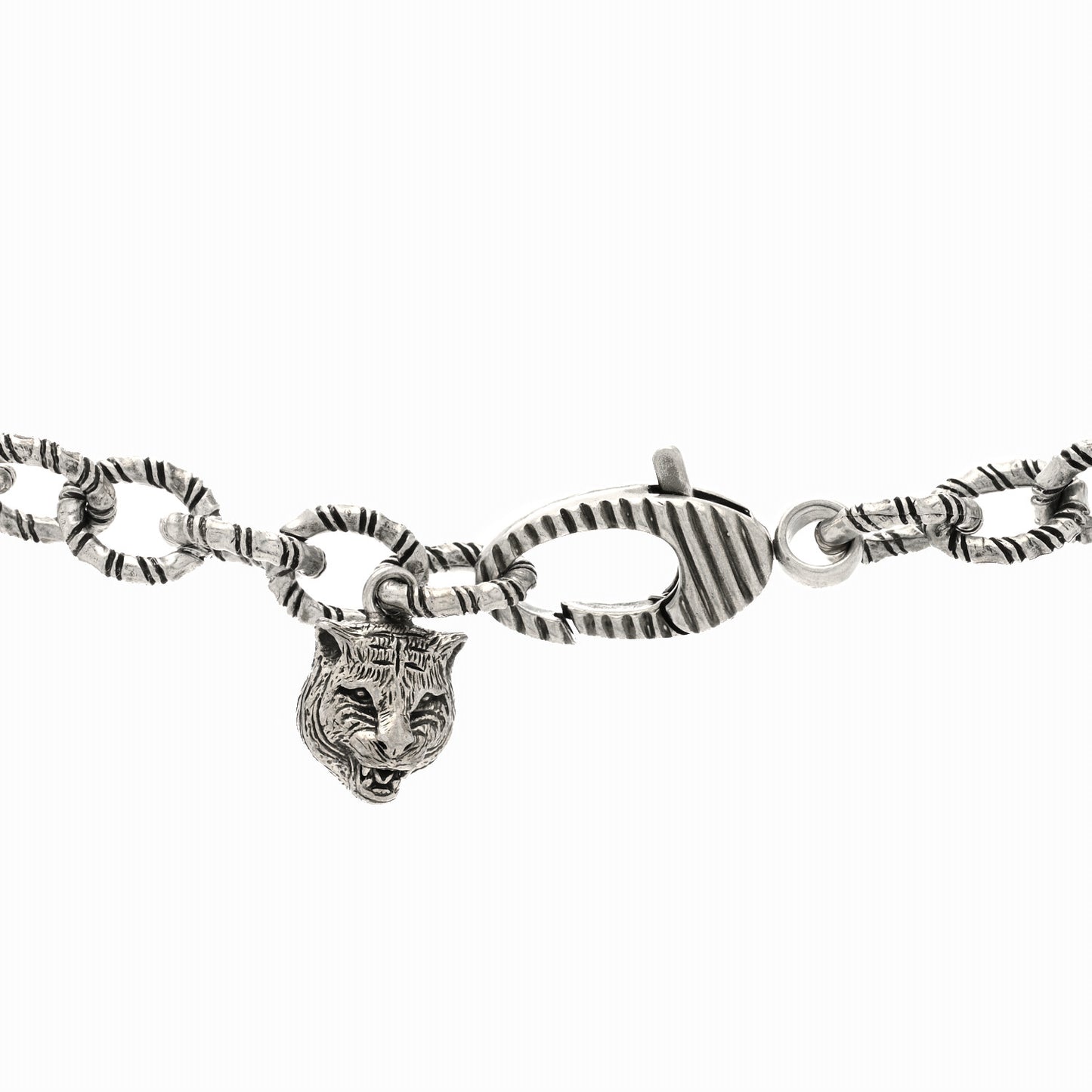 Sterling Silver Double G Marmont Statement Necklace