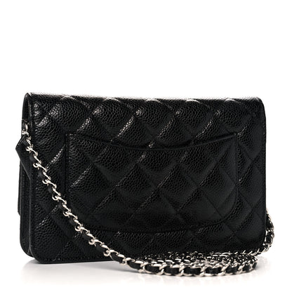 Chanel Caviar Quilted Wallet On Chain WOC Black 3 of 14