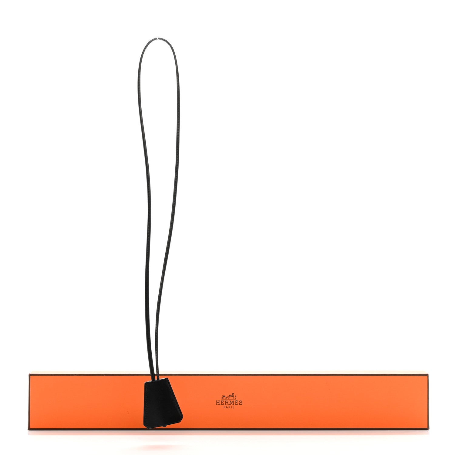 Hermes Black Leather Clochette 5 of 5