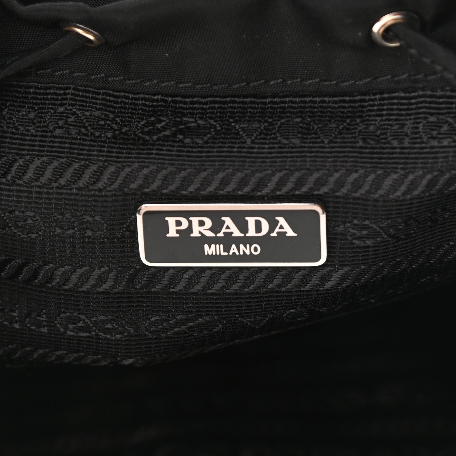 Prada Nylon Vela Mini Crossbody Backpack Black 6 of 10
