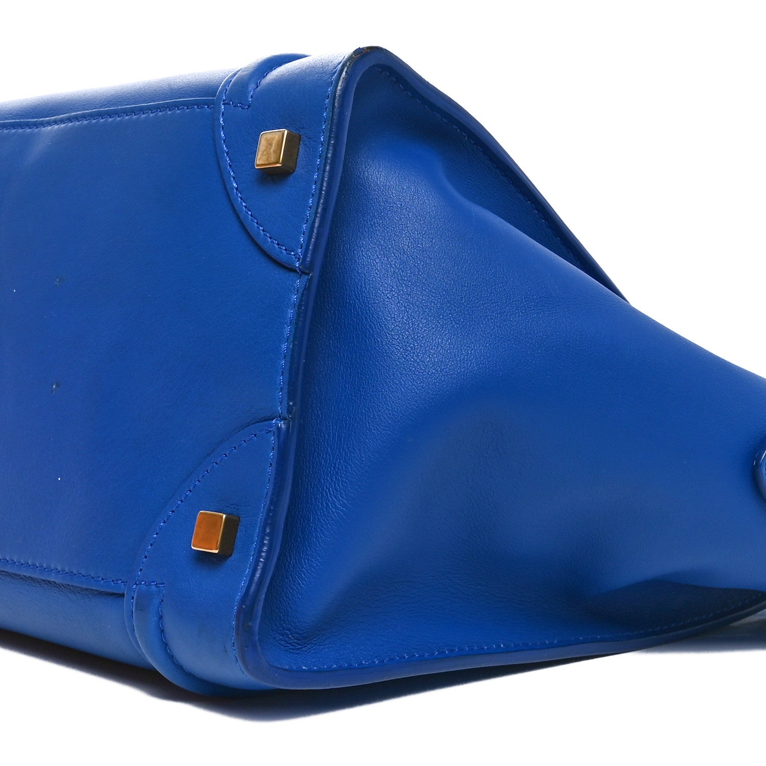 Celine Smooth Calfskin Mini Luggage Royal Blue 10 of 11