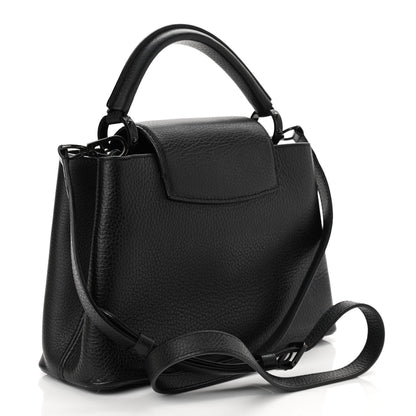 Louis Vuitton Taurillon Capucines BB Black 3 of 9
