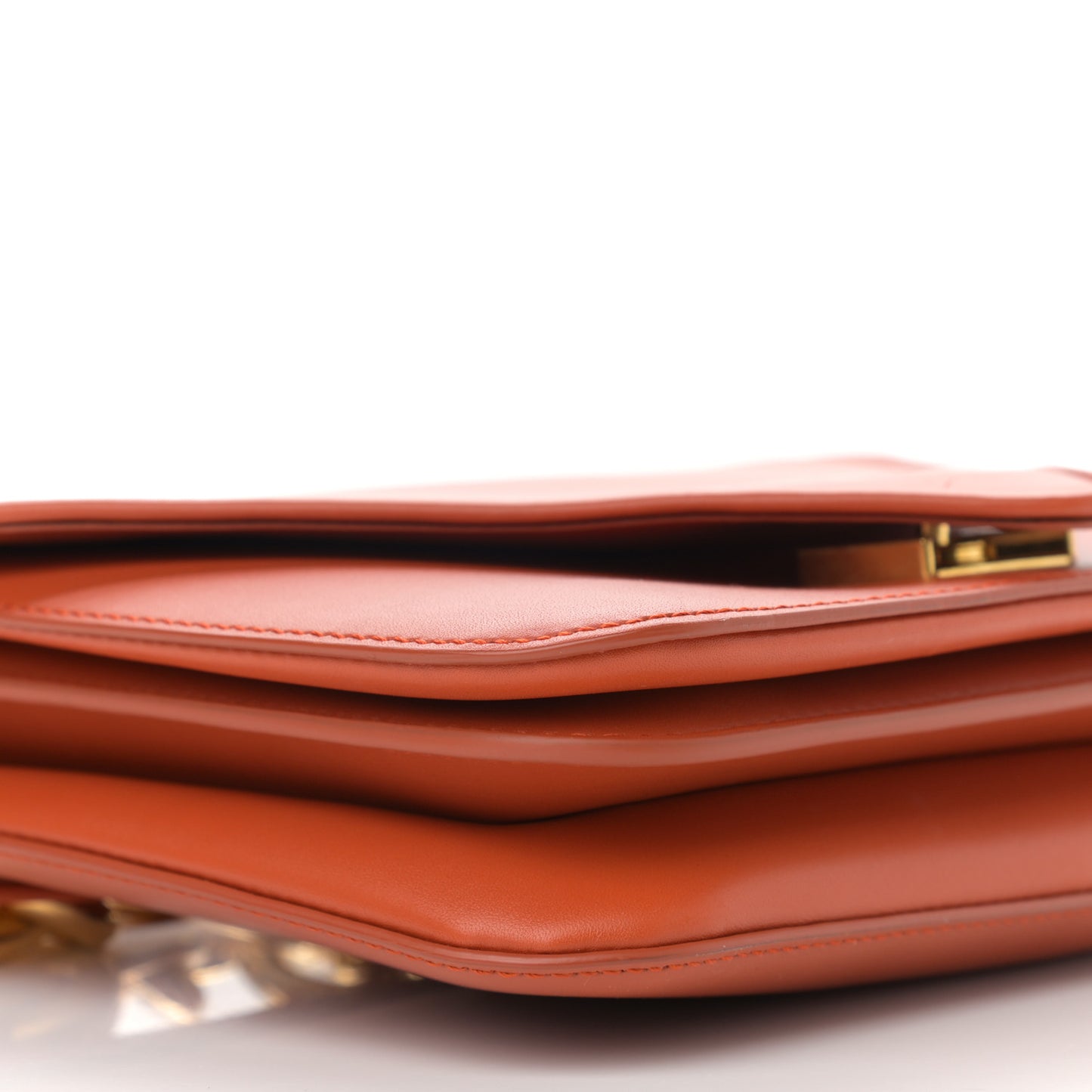 Calfskin Mount Envelope Bag Maple