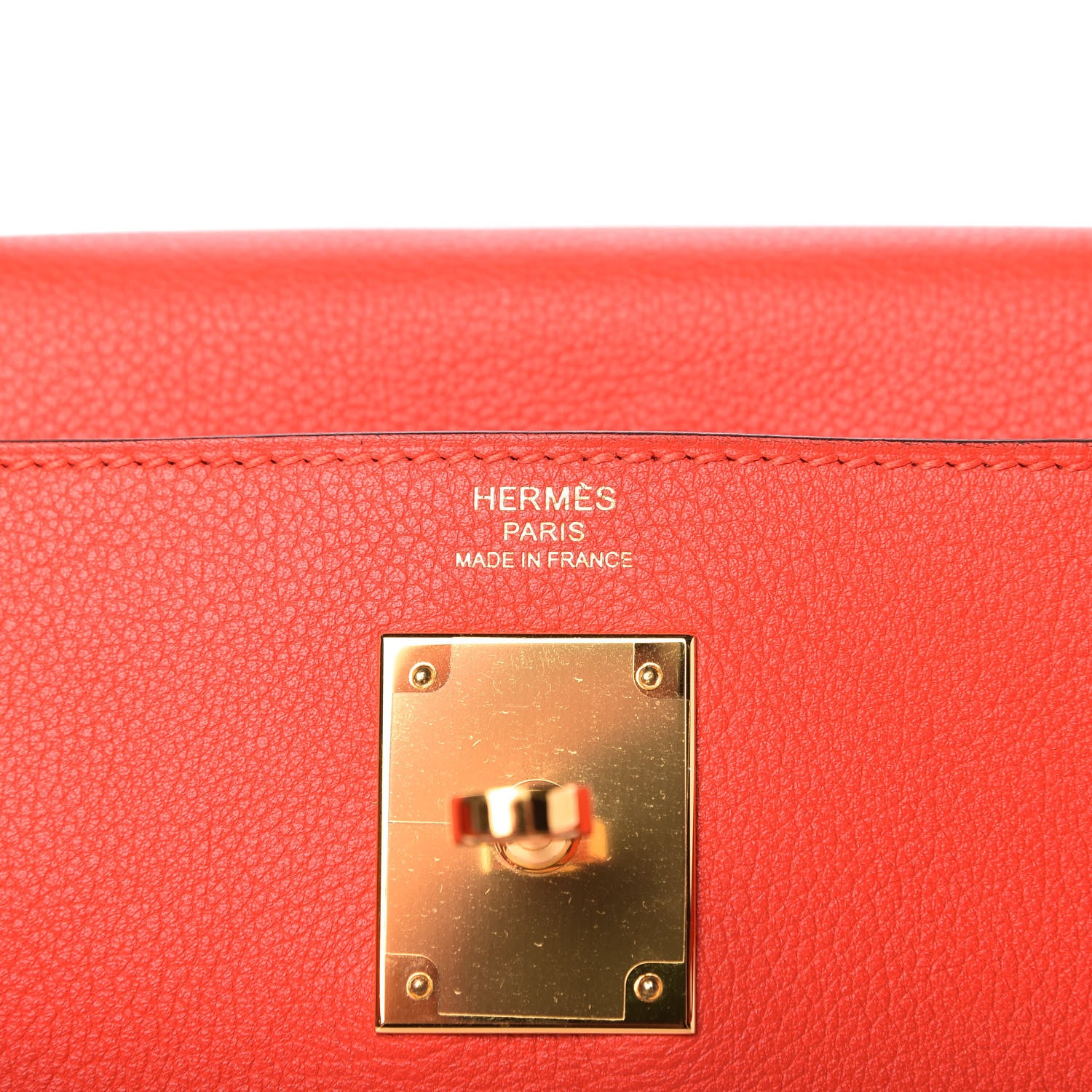 Hermes Evercolor Kelly Retourne 28 Rouge Tomate 8 of 11