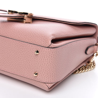 Gucci Dollar Calfskin Interlocking G Top Handle Shoulder Bag Soft Pink 9 of 9