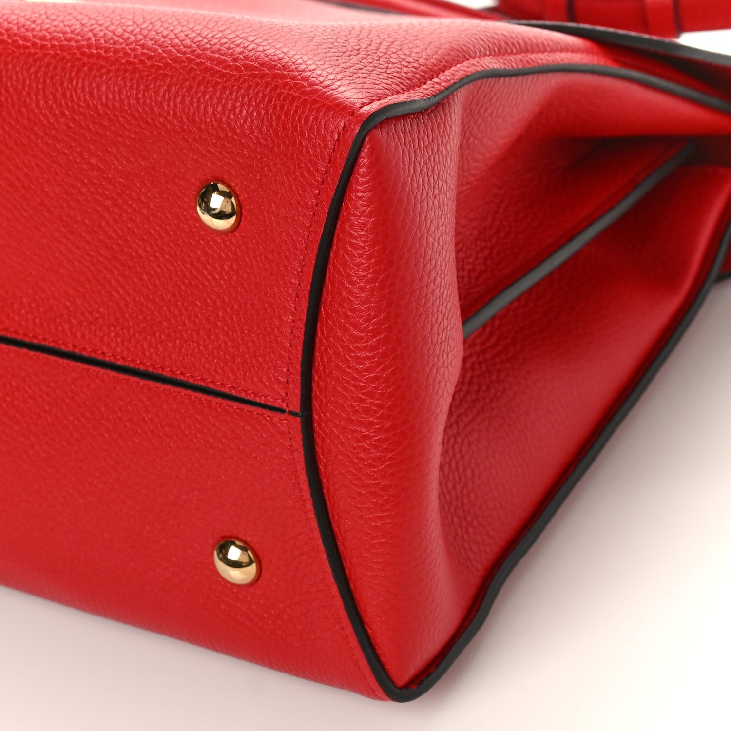 Salvatore Ferragamo Calfskin Medium Margot Top Handle Satchel Lipstick 9 of 9