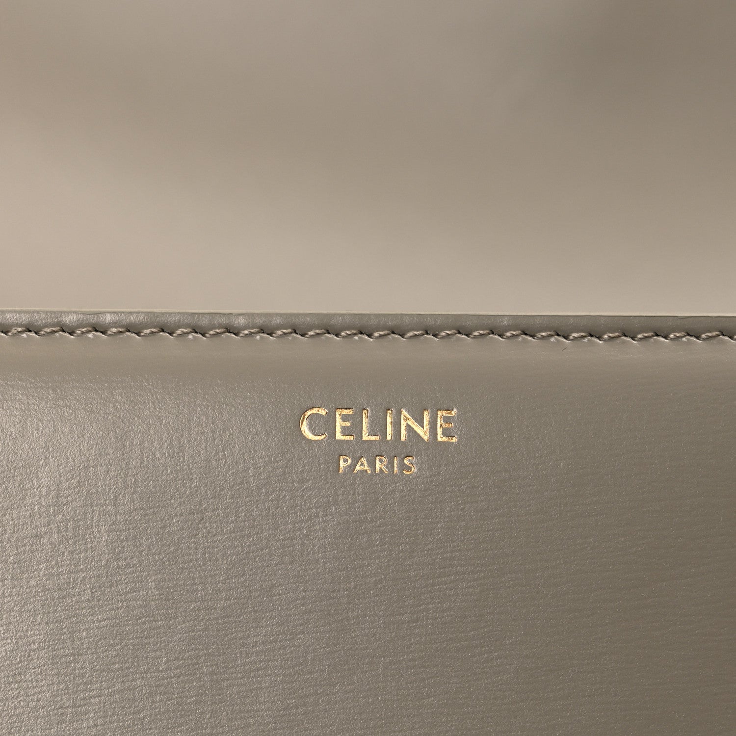 Celine Shiny Calfskin Medium Triomphe Modern Taupe 6 of 11