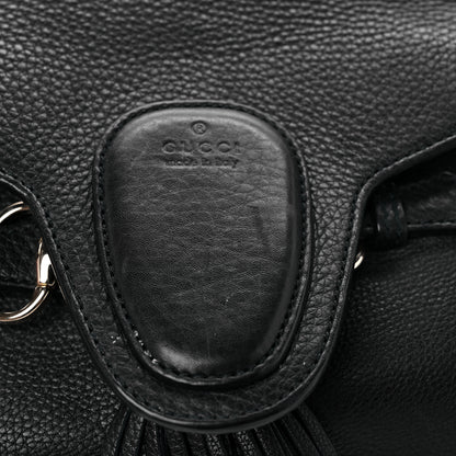 Gucci Calfskin Medium Emily Shoulder Bag Black 14 of 18