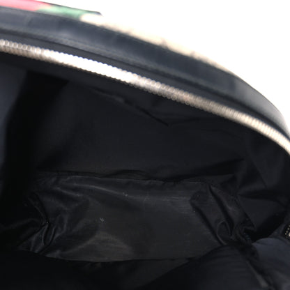 Gucci GG Supreme Monogram Web Dome Backpack Black 5 of 10