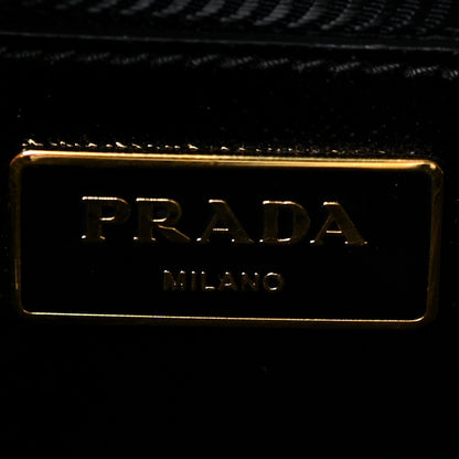 Prada Saffiano Vernice Small Dome Tote Black 6 of 9