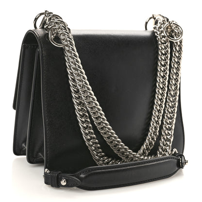 Fendi Vitello Liberty Fun Fair Metal Studded Small Kan I Shoulder Bag Black Multicolor 2 of 8