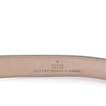 Gucci Calfskin Kids Double G 20mm Belt L Black 3 of 3