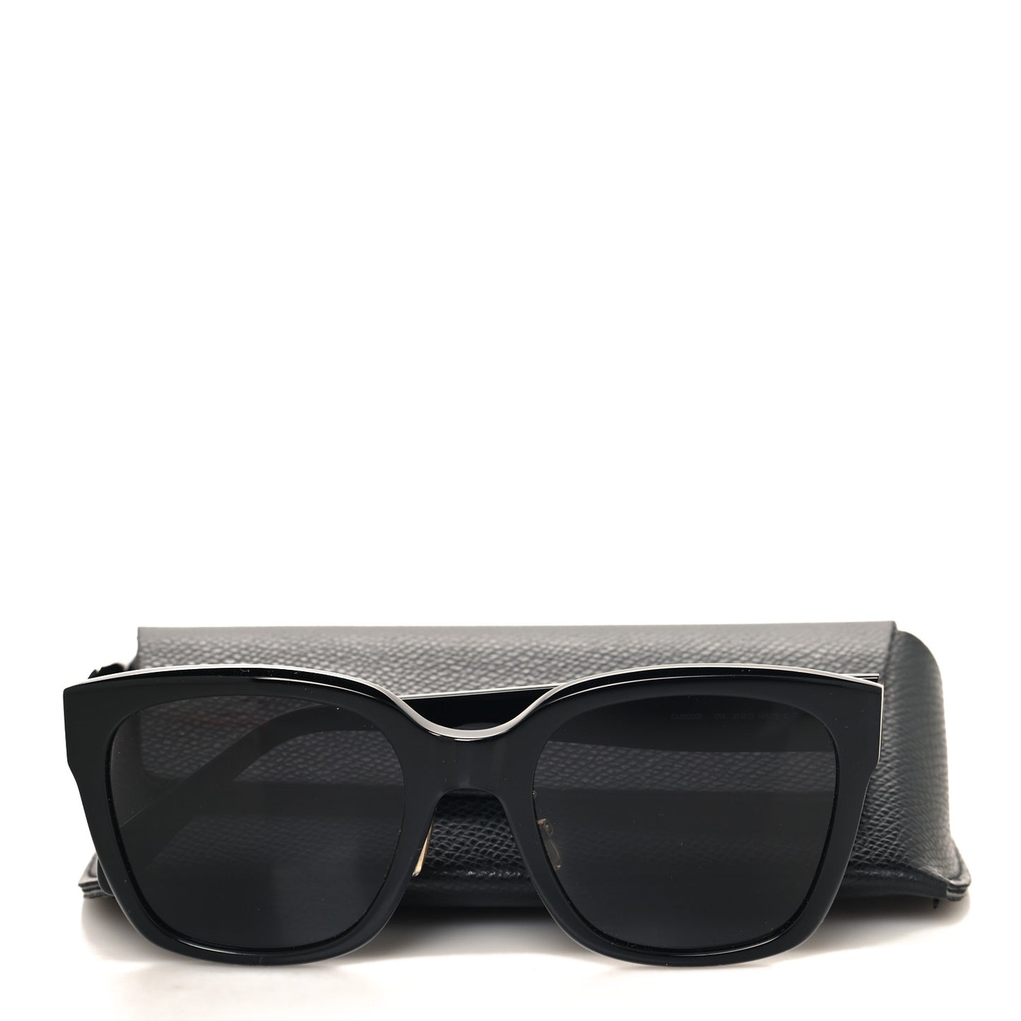Acetate Triomphe Sunglasses CL40222F Black