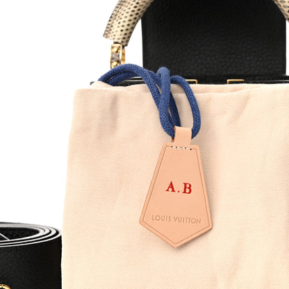Louis Vuitton Taurillon Ayers Mini Capucines Black 8 of 10