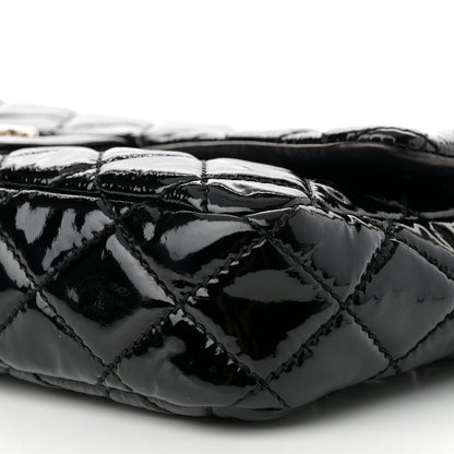 Chanel Patent Quilted Medium Single Flap Black 8 of 14
