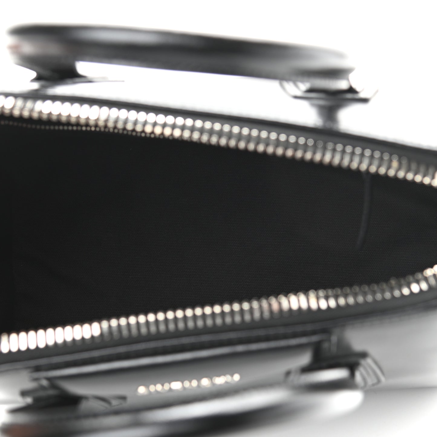 Shiny Lord Calfskin Small Antigona Black