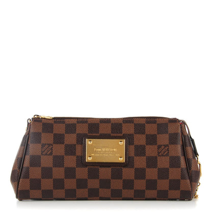 Louis Vuitton Damier Ebene Eva Clutch 1 of 15