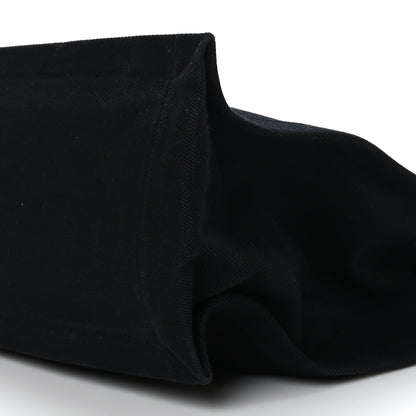Saint Laurent Linen Calfskin Rive Gauche Tote Black 8 of 8